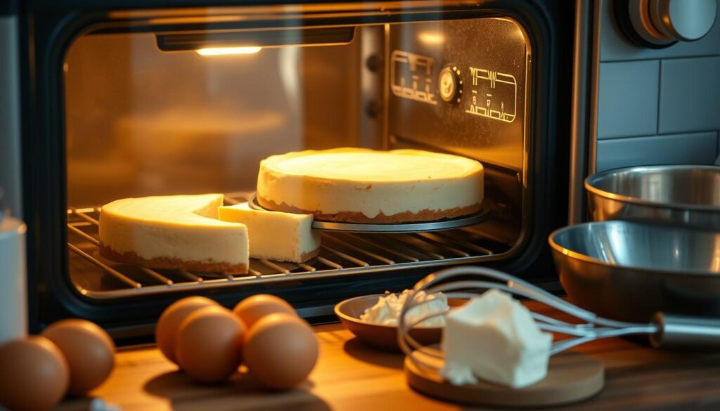 Cheesecake baking